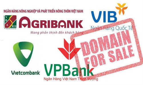 Tên miền 4 ngân hàng Việt bị rao bán giá 79 triệu