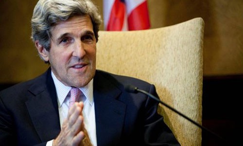 Ngoại trưởng John Kerry đã đến Hà Nội trước Tổng thống Obama