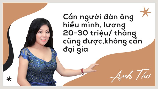 Anh Thơ: Tôi cần người đàn ông hiểu mình, không cần đại gia