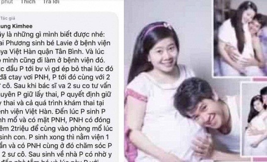 Ảnh hạnh phúc của Mai Phương khi mang bầu bên Phùng Ngọc Huy