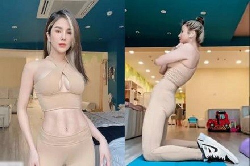 Diệp Lâm Anh gây hoang mang vì diện đồ tập nude ngỡ khỏa thân