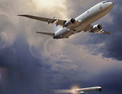 “Sát thủ săn ngầm” P-8 Poseidon bắn thử tên lửa Harpoon