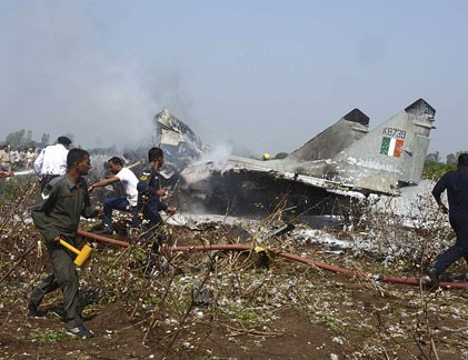 Tiêm kích đa năng MiG-29 của Ấn Độ tan xác