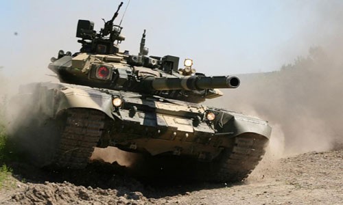 Nga điều siêu tăng T-90 tới biên giới với Ukraine