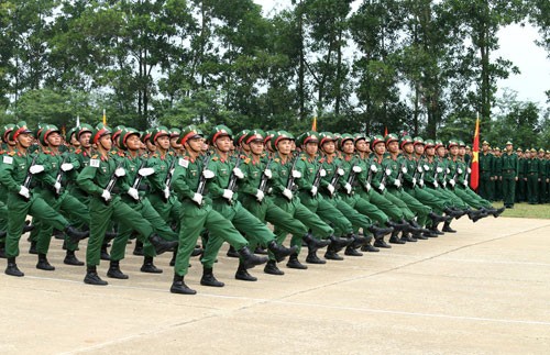 Hình ảnh đầu tiên luyện tập diễu binh kỷ niệm 2/9