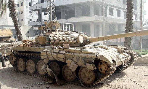 Thảm thương xe tăng T-72 huyền thoại ở Syria 