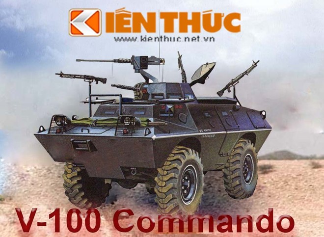 Infographic: Ô tô bọc thép V-100 Commando trong CT Việt Nam