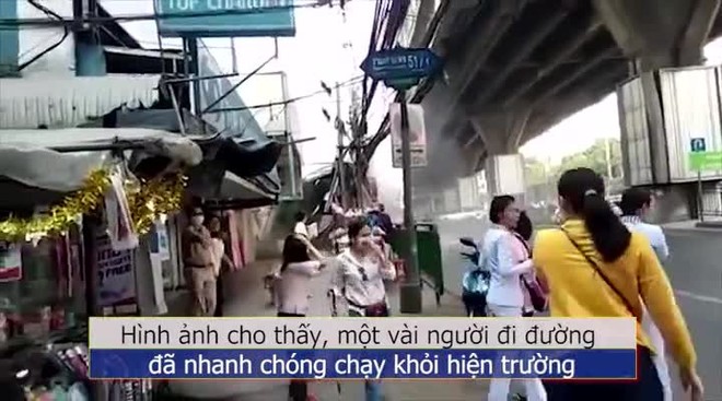 Video: Sập nhà 4 tầng giữa thủ đô Bangkok