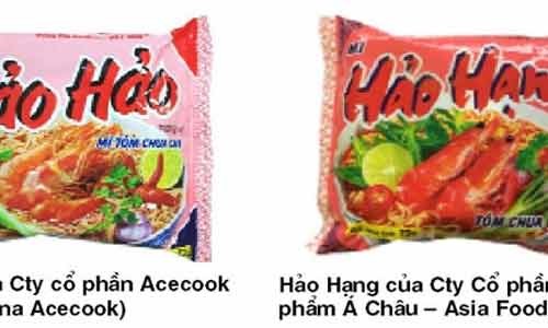 Mỳ Hảo Hảo và cuộc chiến nhãn hiệu với mỳ Hảo Hạng