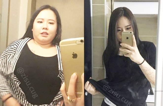 Hot girl Hàn Quốc “lột xác” biến hình nhờ giảm 30kg thành công