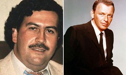 Ca sĩ Frank Sinatra là đối tác trùm ma túy Pablo Escobar