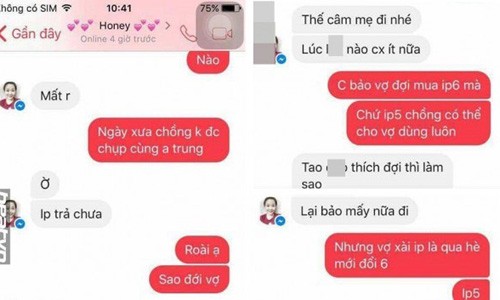 Nữ sinh 14 tuổi xưng "mày tao" với bạn trai, đòi quà 8/3 là iPhone 6