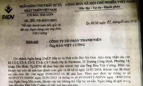 Vụ BIDV “siết nợ” chung cư: Lộ hợp đồng cho khách hàng sập bẫy