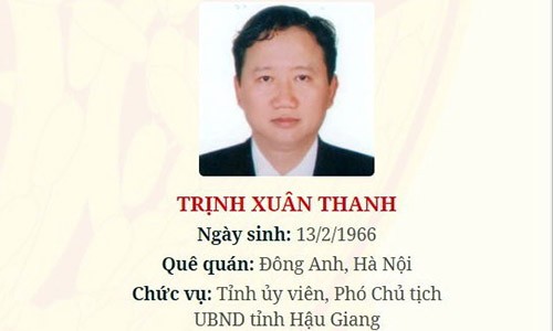 Ông Trịnh Xuân Thanh xin không tái cử Phó chủ tịch Hậu Giang