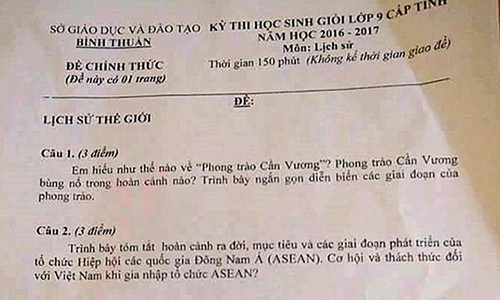 Chuyện lạ: Phong trào Cần Vương thuộc lịch sử... thế giới!