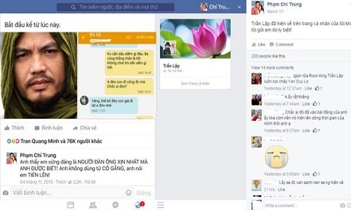 Trần Lập “hiện về” trên Facebook sau lời tiễn biệt của NSƯT Chí Trung