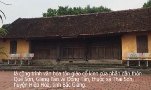 Cận cảnh ngôi chùa cổ ở Bắc Giang có nguy cơ đổ sập