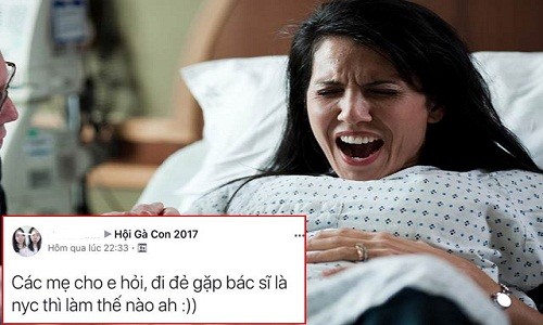 “Đi đẻ gặp bác sỹ là người yêu cũ“: Câu hỏi khiến cư dân mạng đau đầu