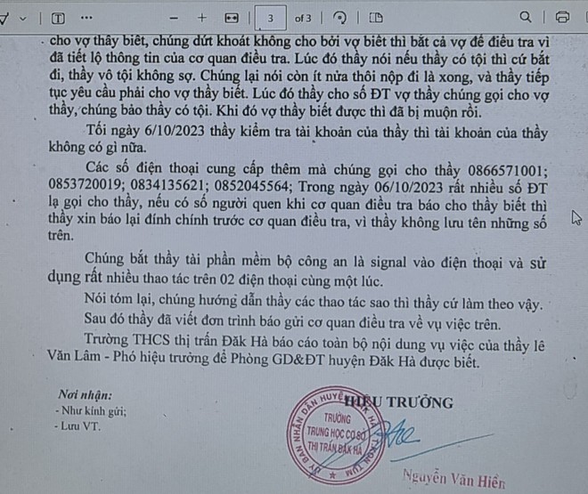 Kon Tum: Hai giáo viên bị lừa gần 1,4 tỉ đồng