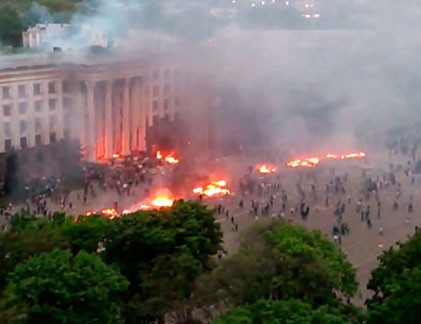 38 người chết do Right Sector đốt nhà ở Odessa