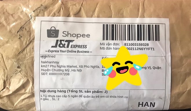 Mua tủ nhựa cả triệu đồng trên Shopee, khách hàng “đứng hình” khi nhận về... phong bì rách