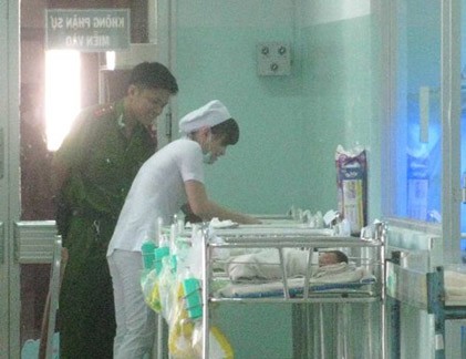 Tìm thấy cháu bé bị bắt cóc ở BV Hùng Vương TP HCM