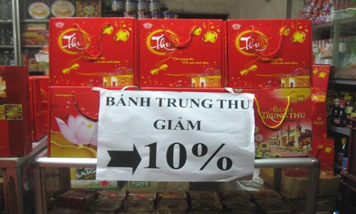 Thảm cảnh bánh Trung thu Hà Nội giảm giá bán tháo vì ế