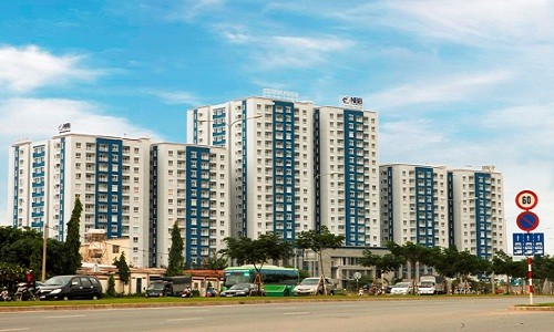 Hình ảnh chung cư Carina Plaza trước khi bị cháy khiến 13 người chết