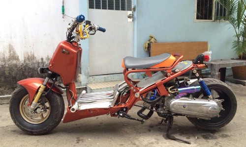 Honda Zoomer độc đáo với bánh sau siêu khủng