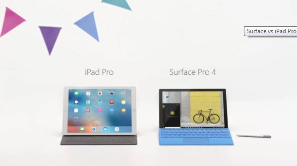 Video Microsoft công khai "dìm hàng" iPad Pro