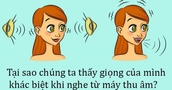 Tại sao chúng ta thấy giọng mình khác biệt khi ghi âm?