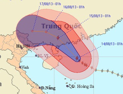 Bão Utor dậy sóng Biển Đông... suy yếu thành áp thấp