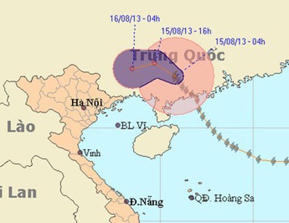 Bão số 7 vào Trung Quốc, Việt Nam mưa nhiều nơi