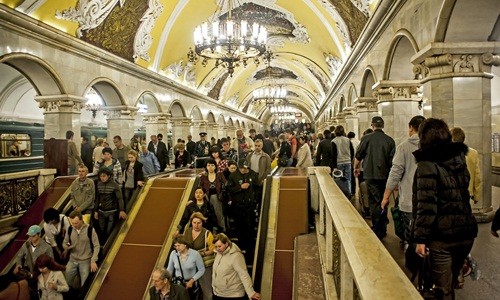 Kỳ vĩ hệ thống tàu điện ngầm Metro Moscow 