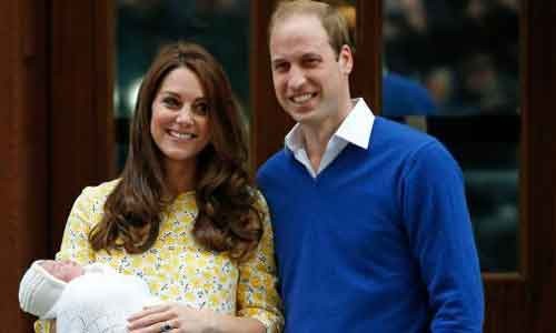 Hình ảnh tiểu công chúa Anh mới sinh gia đình William - Kate