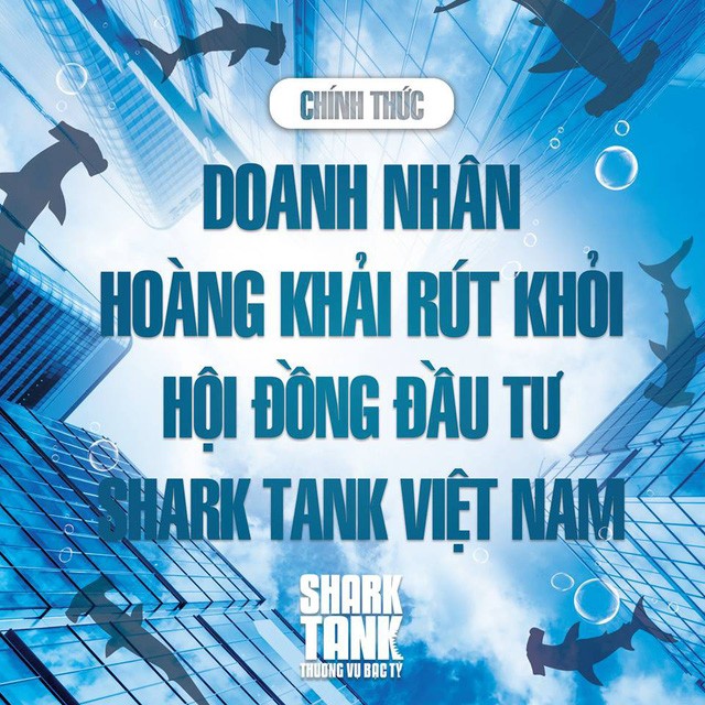 Ông Hoàng Khải rút khỏi hội đồng đầu tư Shark Tank Việt Nam