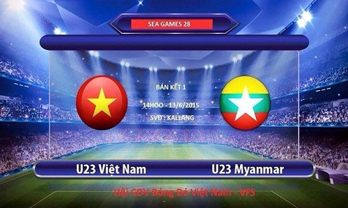 Lịch thi đấu bóng đá SEA Games 28 ngày 13/6/2015