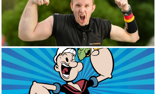 Xuất hiện phiên bản đời thực của thủy thủ Popeye  