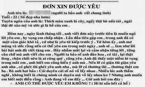 Những bức thư tình "sến sẩm" gợi nhớ lại tuổi học trò