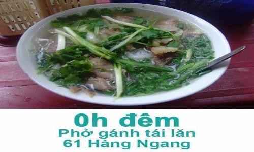 Dân mạng khoe bản đồ ẩm thực Hà Nội “từ vươn thở đến tiếng thơ“