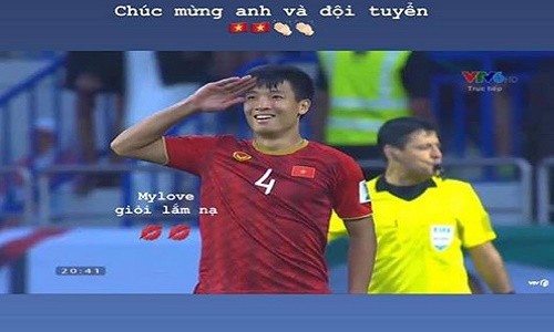 Đưa ĐTVN vào tứ kết Asian Cup, Bùi Tiến Dũng được bạn gái tưởng thưởng