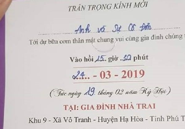 CĐM tức ói máu với thiệp cưới “Mời anh và sự cô đơn"