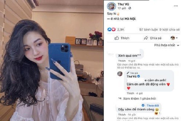 Sau lùm xùm lộ clip nóng, nữ phụ Về Nhà Đi Con mở Facebook