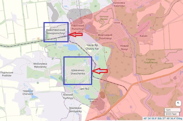 Nga tăng tốc tấn công, Ukraine thất thủ ở thị trấn Chasov Yar - Hình 3 Nga tang toc tan cong, Ukraine that thu o thi tran Chasov Yar-Hinh-3