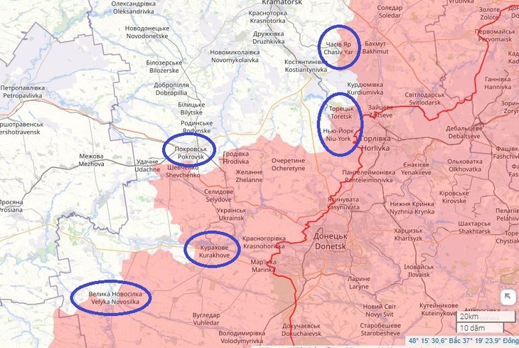 Nga tăng tốc tấn công, Ukraine thất thủ ở thị trấn Chasov Yar - Hình 4 Nga tang toc tan cong, Ukraine that thu o thi tran Chasov Yar-Hinh-4