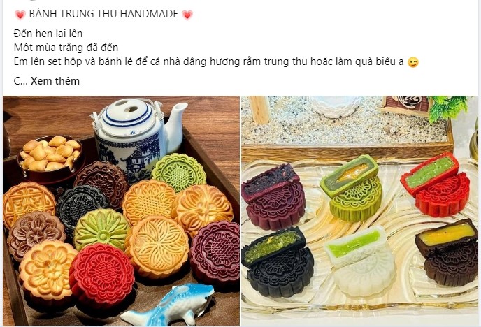 Bánh Trung thu handmade “đổ bộ” chợ mạng, chị em thi nhau đặt Banh Trung thu handmade “do bo” cho mang, chi em thi nhau dat
