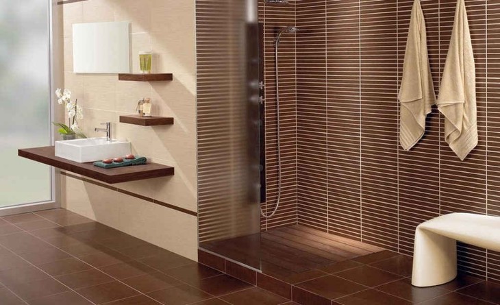Chọn gạch ốp chống rêu mốc trong nhà vệ sinh