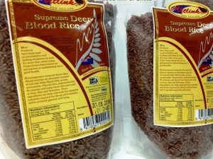 Giá trị dinh dưỡng gạo huyết nhung