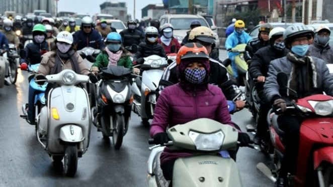 trời miền Bắc chuyển rét
