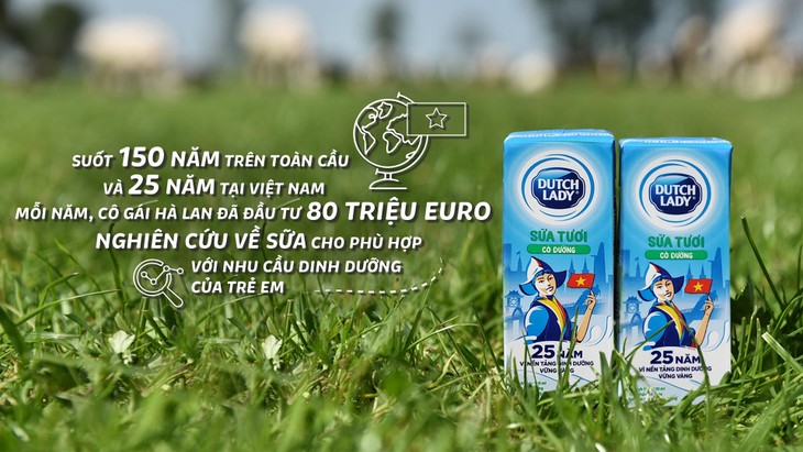 Mỗi năm, sữa Cô gái Hà Lan đã đầu tư hơn 80 triệu đô la Mỹ để nghiên cứu sản phẩm phù hợp với người tiêu dùng. Mỗi năm, sữa Cô gái Hà Lan đã đầu tư hơn 80 triệu đô la Mỹ để nghiên cứu sản phẩm phù hợp với người tiêu dùng.